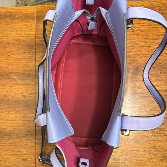 Unbranded Bag, blue (periwinkle) with brown around base - Picture 4 of 10